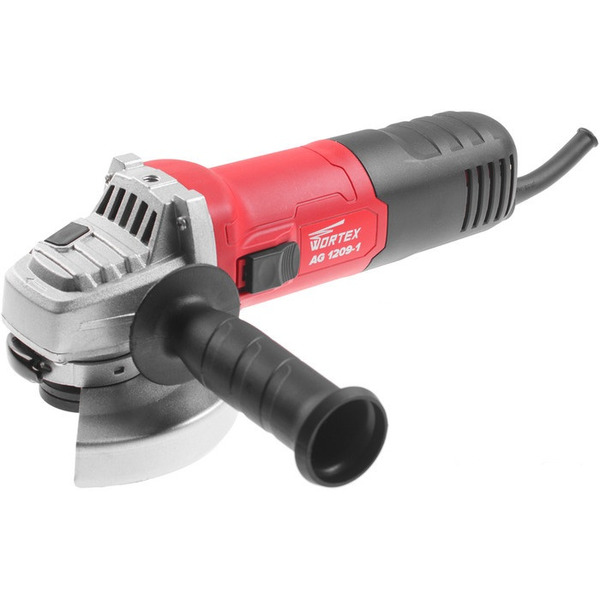 Одноручная углошлифмашина WORTEX AG 1209-1 в коробке + 6 кругов