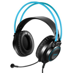 Наушники A4Tech Fstyler FH200U (черный/голубой)