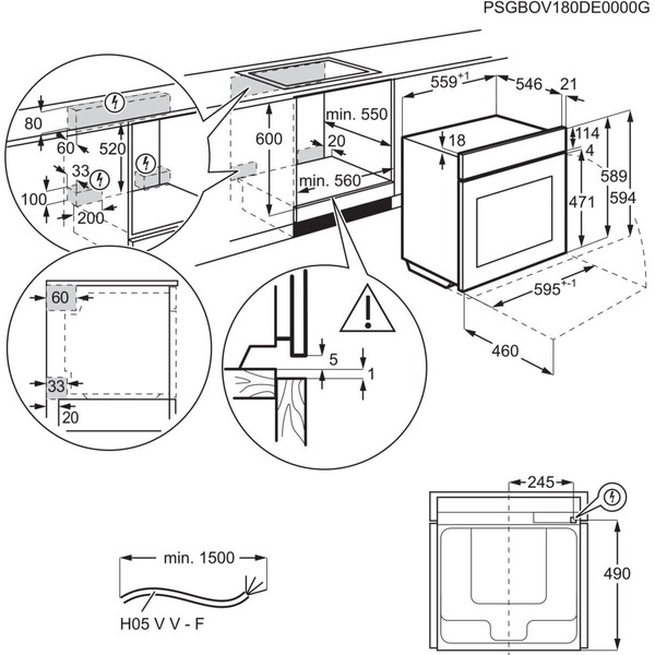 Духовой шкаф Electrolux OEE5H71Z