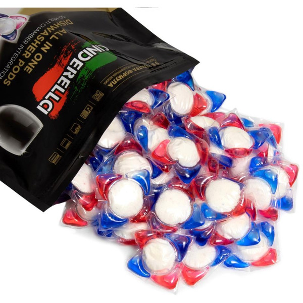 Капсулы для посудомоечной машины CINDERELLCI свежий лимон (60 шт)