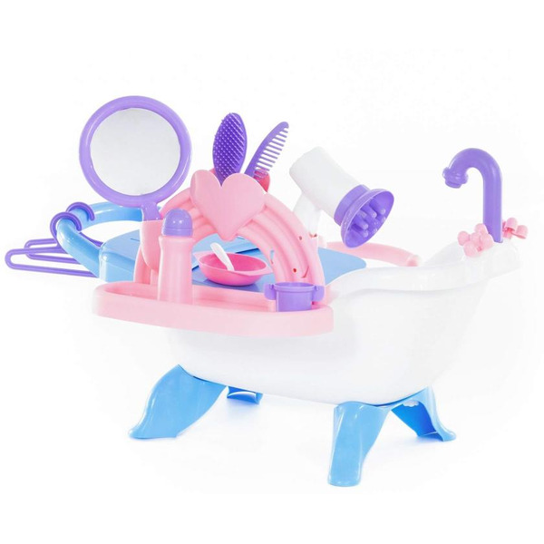 Ванночка для кукол Полесье №2 с аксессуарами 58607
