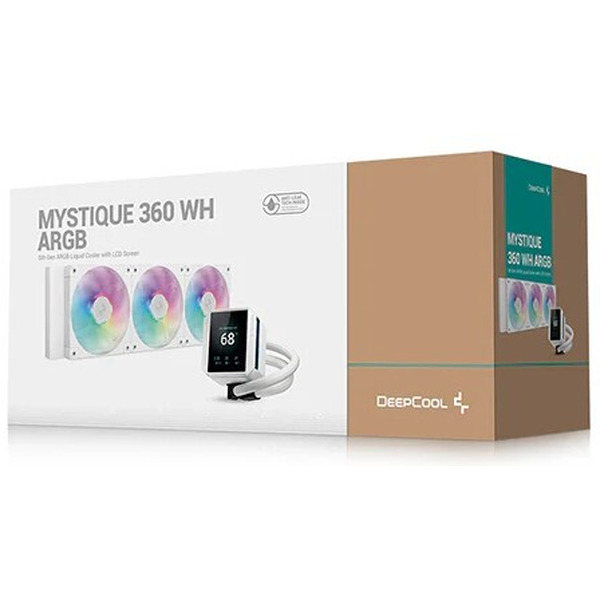 Система жидкостного охлаждения для процессора DeepCool Mystique 360 WH ARGB R-LX360-WHDSNMCP-G-1