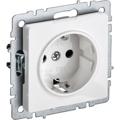 Розетка IEK Brite РС14-1-0-БрБ