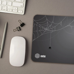 Коврик для мыши Cactus Spider Gray CS-MP-D13S