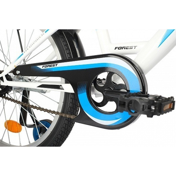 Велосипед Novatrack Forest 20 2021 (белый)