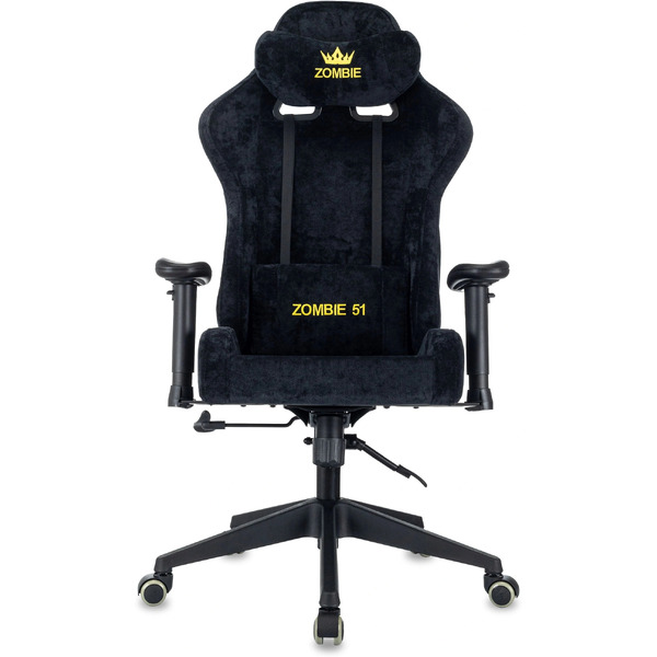 Кресло геймерское Бюрократ Zombie 51 (черный Light-20/пластик)
