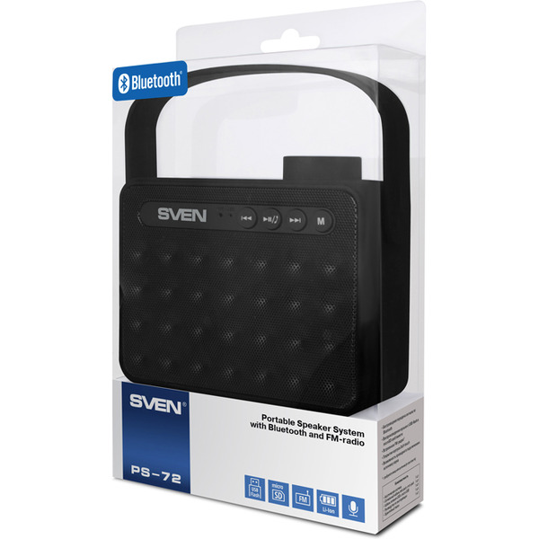 Беспроводная колонка SVEN PS-72 (черный)