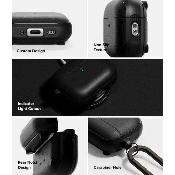 Чехол Ringke Onyx Magnetic для AirPods Pro 3 BLACK