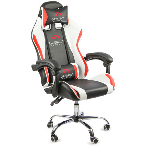 Игровое кресло Calviano Asti Ultimato (черный/белый/красный)
