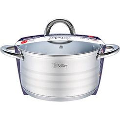 Кастрюля с крышкой BOLLIRE BR-2002