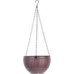 Кашпо Botanica Rattan с вставкой (21x13см, коричневый)