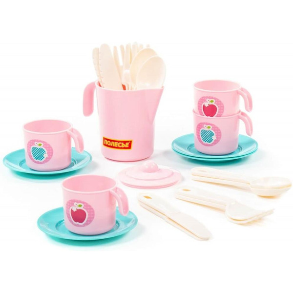 Набор игрушечной посуды Полесье Анюта 80073