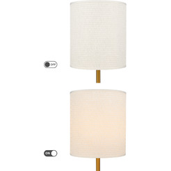 Светильник настольный ArtStyle HT-905NIC (латунь/белый)