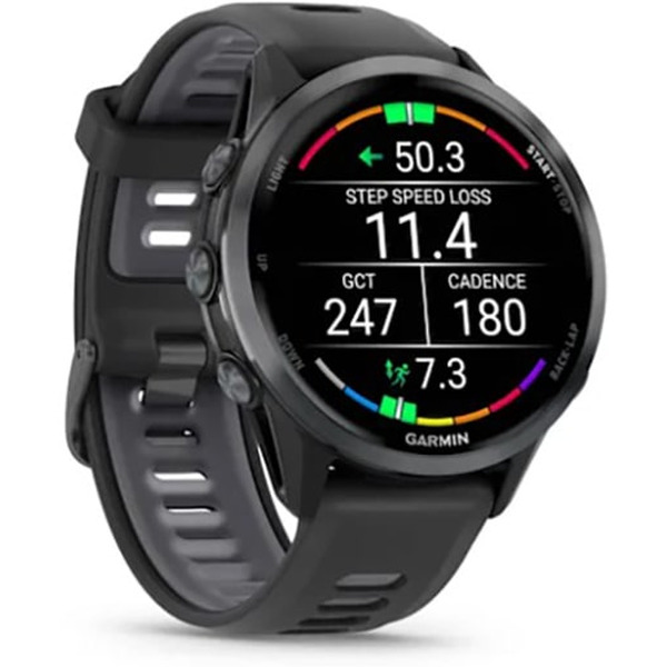 Умные часы Garmin Forerunner 970 47 мм (темно-серый)