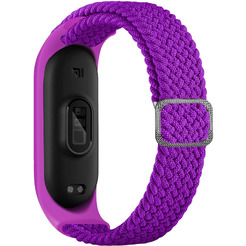 Ремешок Bingo Braided для Xiaomi Mi Band 3/4/5/6 Фиолетовый