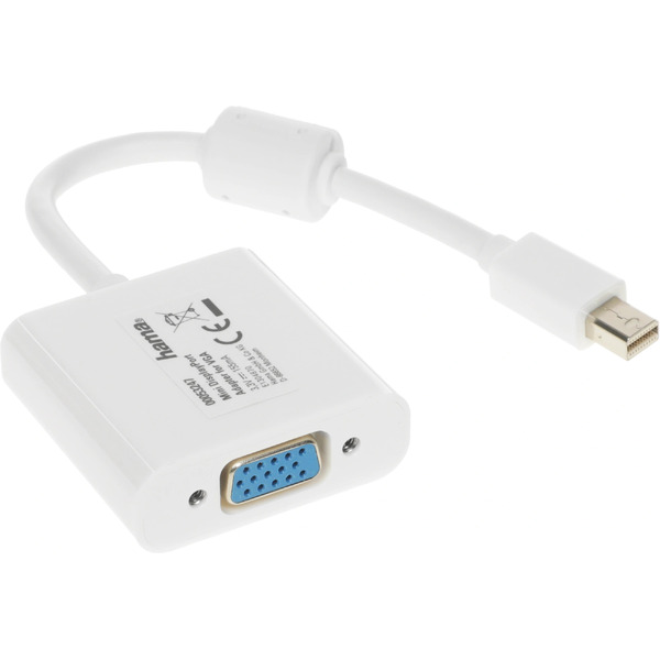 Адаптер Hama VGA (f) miniDisplayPort (m) 0.1м (00053247)