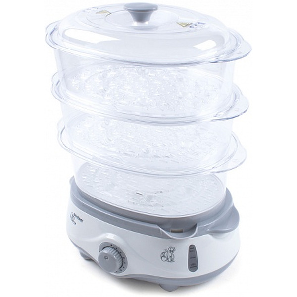 Пароварка стационарная Endever Vita-170 (белый/серый)