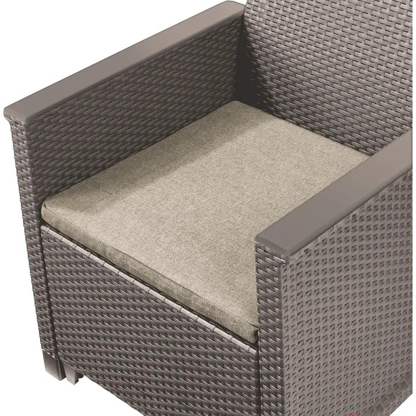 Набор садовой мебели Keter Elodie 2 seater 254091 (капучино)