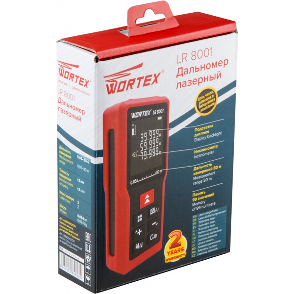 Дальномер лазерный WORTEX LR 8001 (LR8001002723)