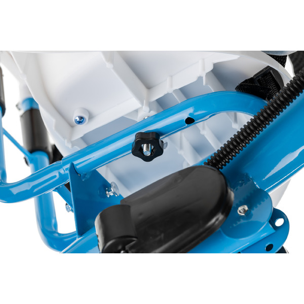 Трехколесный велосипед с ручкой NINO K98 (синий)