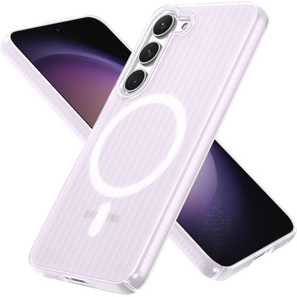 Задняя накладка CASE Translucent Strip Samsung Galaxy S23, белый