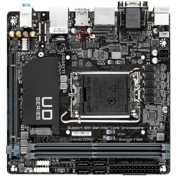 Материнская плата Gigabyte H610I DDR4 (rev. 1.0)