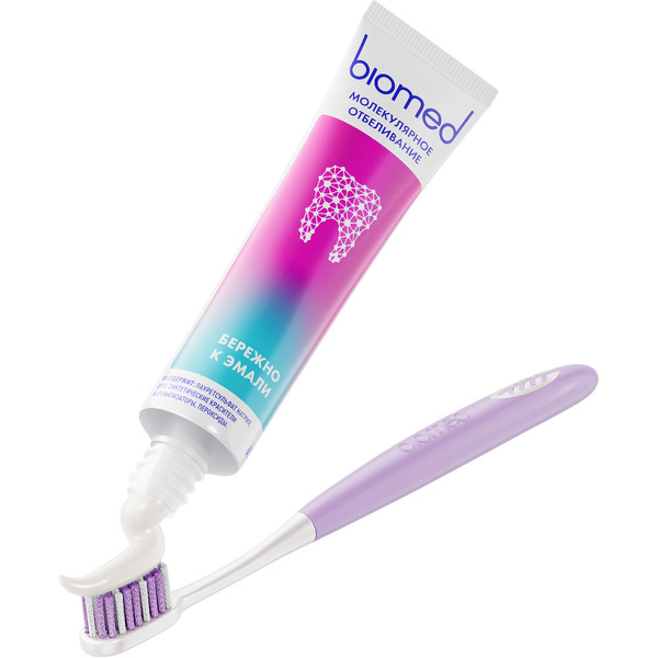 Зубная паста Biomed Healthy White Клубника, 65 г