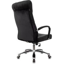 Кресло офисное Бюрократ T-9928SL Fabric (Italia Black/крестовина хром)