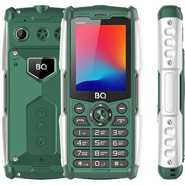 Мобильный телефон BQ BQ-2449 Hammer (зеленый)
