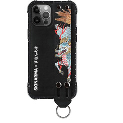 Накладка Skinarma Shinwa Shinwa Beruto для Apple iPhone 12 Pro (лазурный дракон)