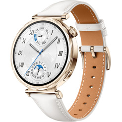 Смарт-часы HUAWEI Watch GT 5 White Leather Strap (JNA-B19) 41mm