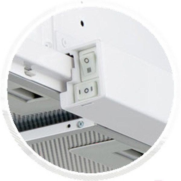 Вытяжка Akpo Light Eco Glass Twin 50 WK-7 (белый)