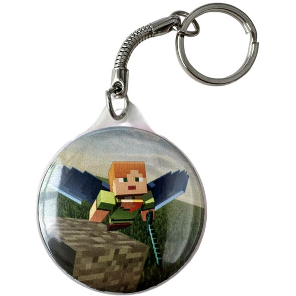 Брелок сувенирный "Дай 5 Добру" (Майнкрафт) в ассортименте