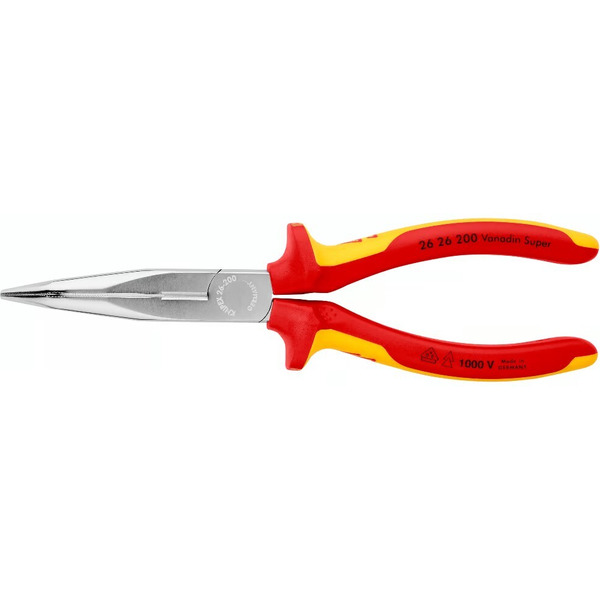 Длинногубцы с режущими кромками Knipex 26 26 200