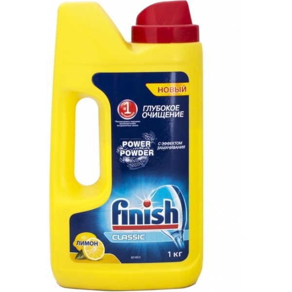 Порошок для мытья посуды в ПММ FINISH Power Powder Lemon 1000г