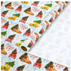 Бумага упаковочная ЗОЛОТАЯ СКАЗКА 592617