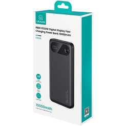 Внешний аккумулятор Usams CD249 PB80 10000mAh 10KCD24901(черный)