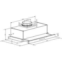 Вытяжка MAUNFELD VS Touch 850 60 (белый)