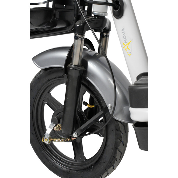 Электровелосипед NOVA EC-02 графит (с задним кофром)