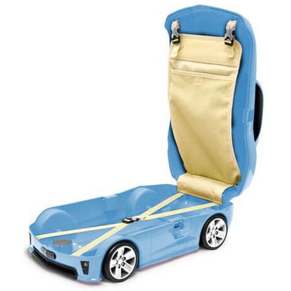 Детский чемодан RIDAZ Chevrolet Camaro ZL1 (синий)