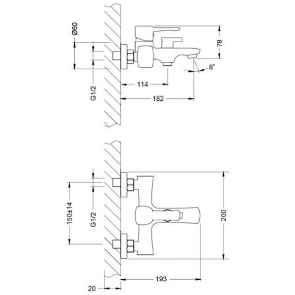 Смеситель Lemark Evitta LM0514C