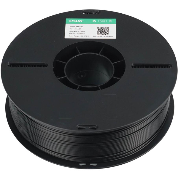 Пластиковая нить ESUN ABS-HT 1,75 мм (чёрный)