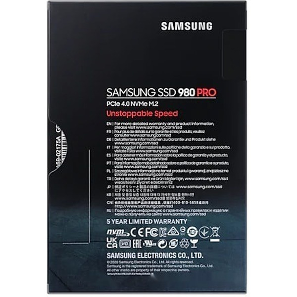SSD Samsung 980 Pro 250GB MZ-V8P250BW
