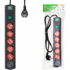 Сетевой фильтр Most LRG 3м (6 розеток) черный