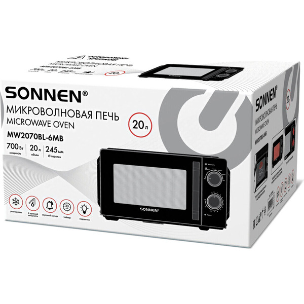 Микроволновая печь Sonnen MW2070BL-6MB