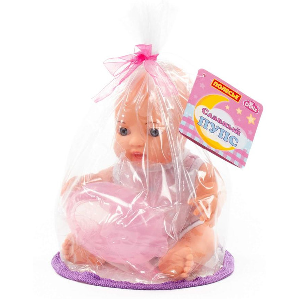 Пупс Полесье Славный с набором для кормления 76687