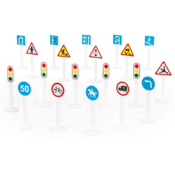 Набор дорожных знаков Полесье №2 (20 элементов) 64202