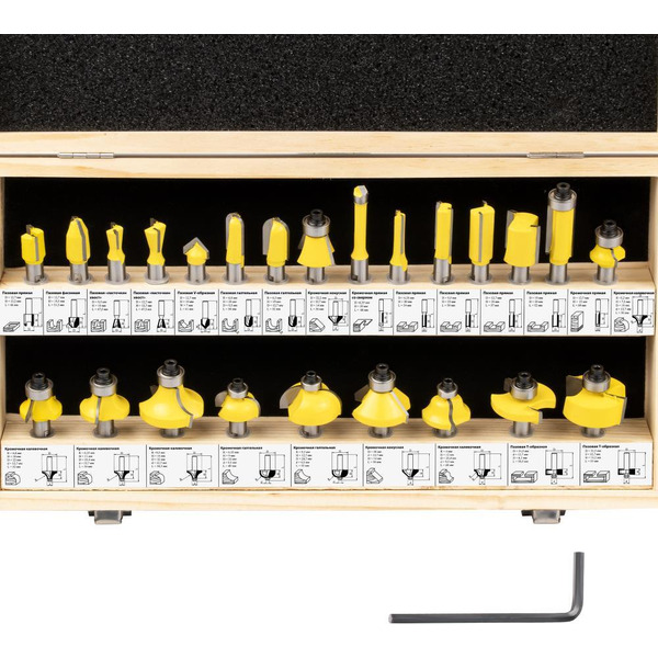 Набор фрез по дереву Kolner KMC 8/24