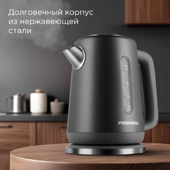 Электрочайник Redmond KM238 (серо-голубой)