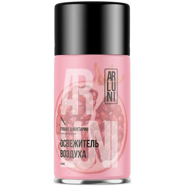Освежитель воздуха ARLUNI Автоматик гранат & нектарин, 250 мл (сменный аэрозольный баллон)